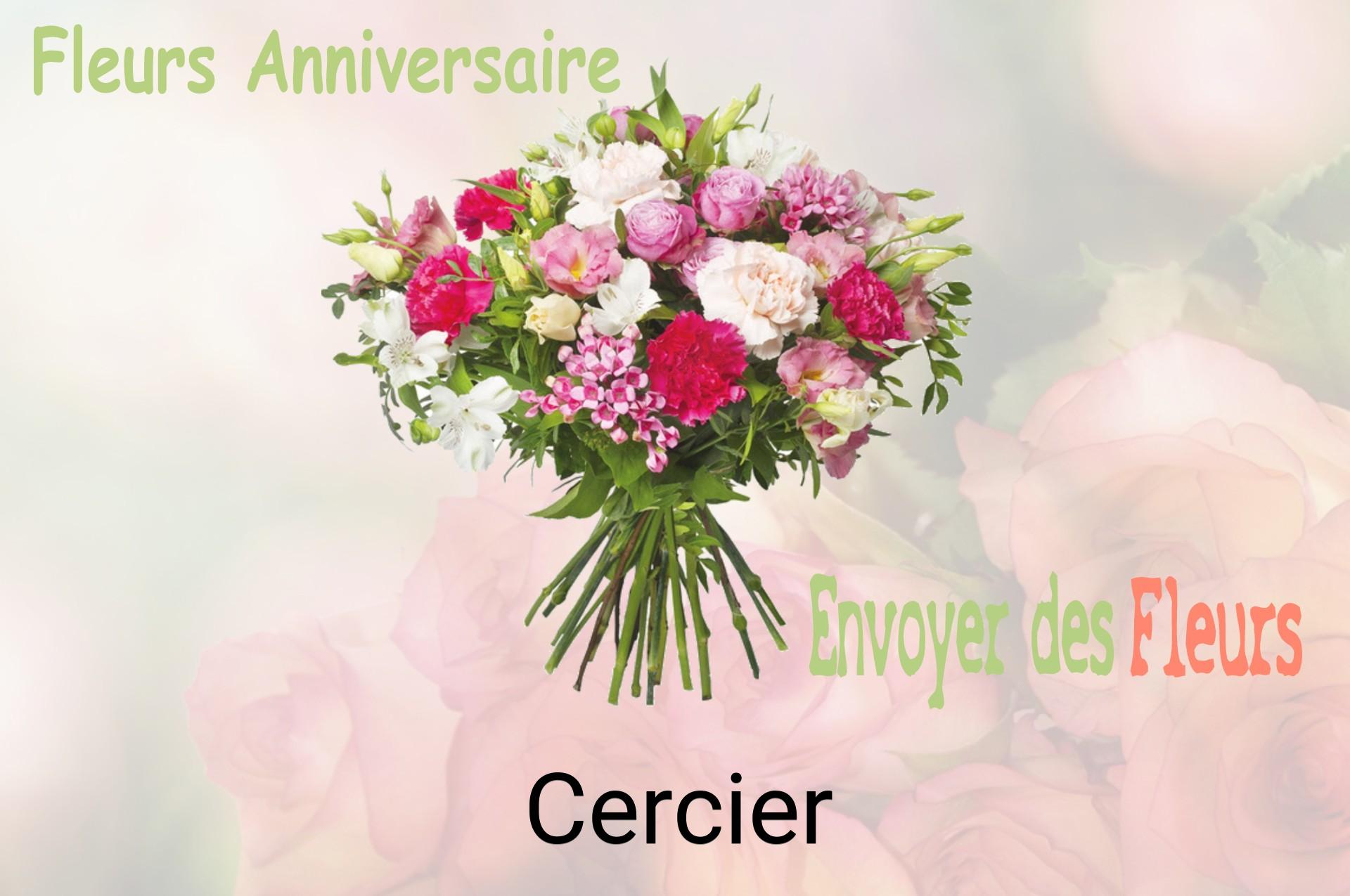 Bouquet de fleurs d’anniversaire livré à Cercier